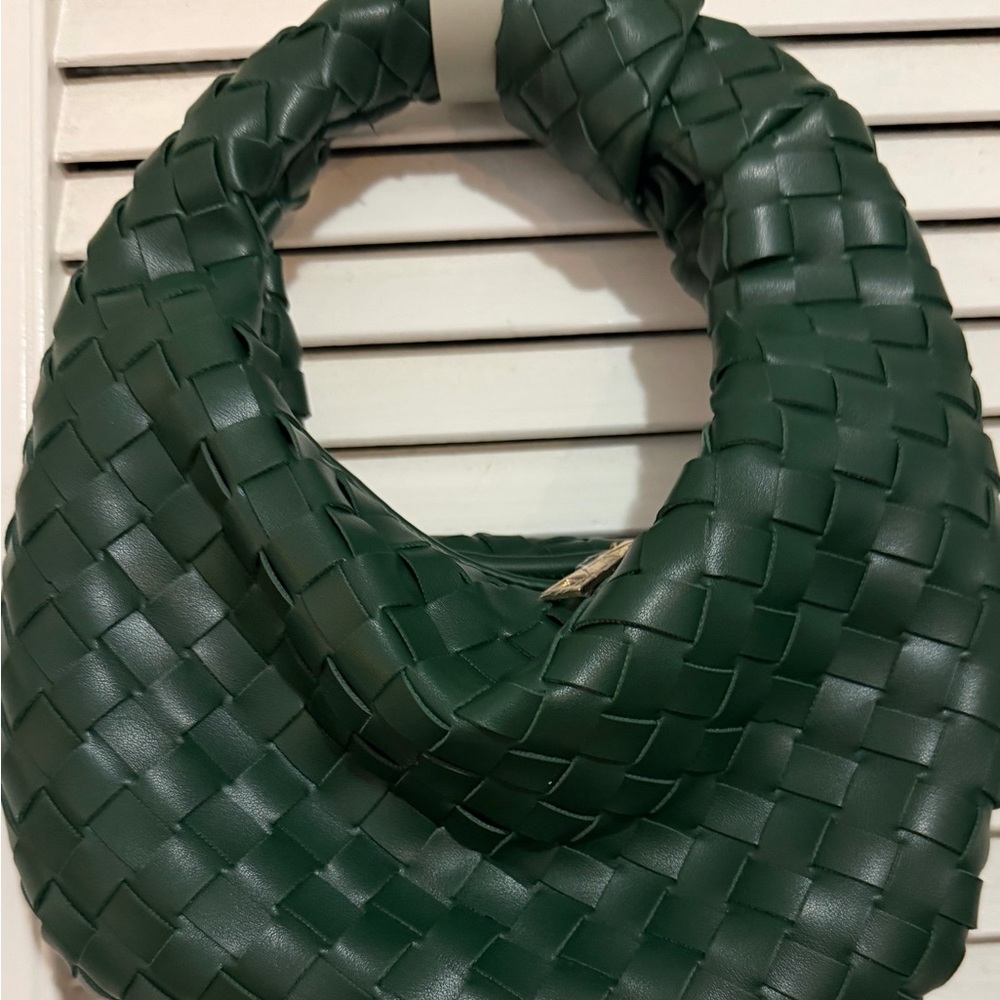 Urban Expressions Dark Green Woven Bag